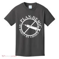 Plan-Demic My Body My Choice Kids T-Shirt thumb 0