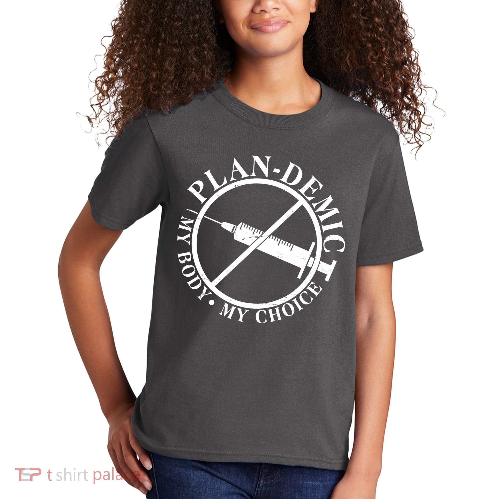 Plan-Demic My Body My Choice Kids T-Shirt