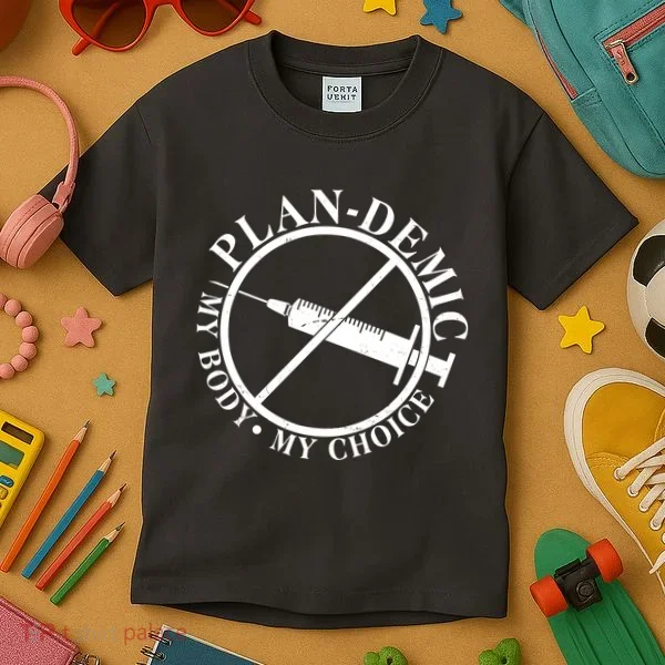 Plan-Demic My Body My Choice Kids T-Shirt