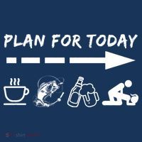Plan For Today Coffee Fishing Beer Sex Women's Hoodie thumb 2