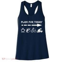 Plan For Today Coffee Fishing Beer Sex Women's Tank Top thumb 0