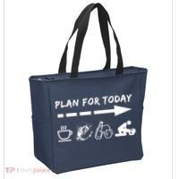 Plan For Today Coffee Fishing Beer Sex Tote Bag thumb 2