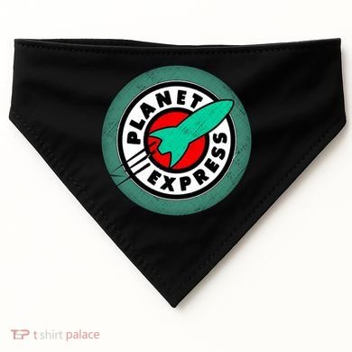 Planet Express Logo Vintage USA-Made Doggie Bandana