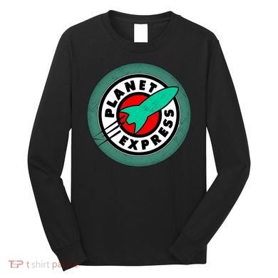 Planet Express Logo Vintage Long Sleeve Shirt