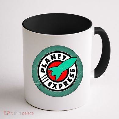 Planet Express Logo Vintage Coffee Mug back