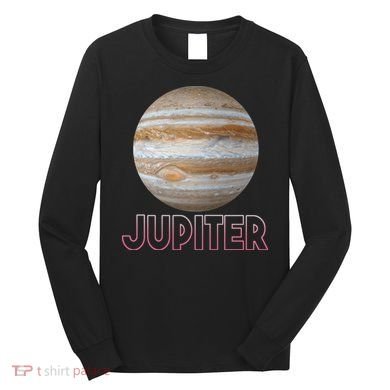 Planet Jupiter Long Sleeve Shirt