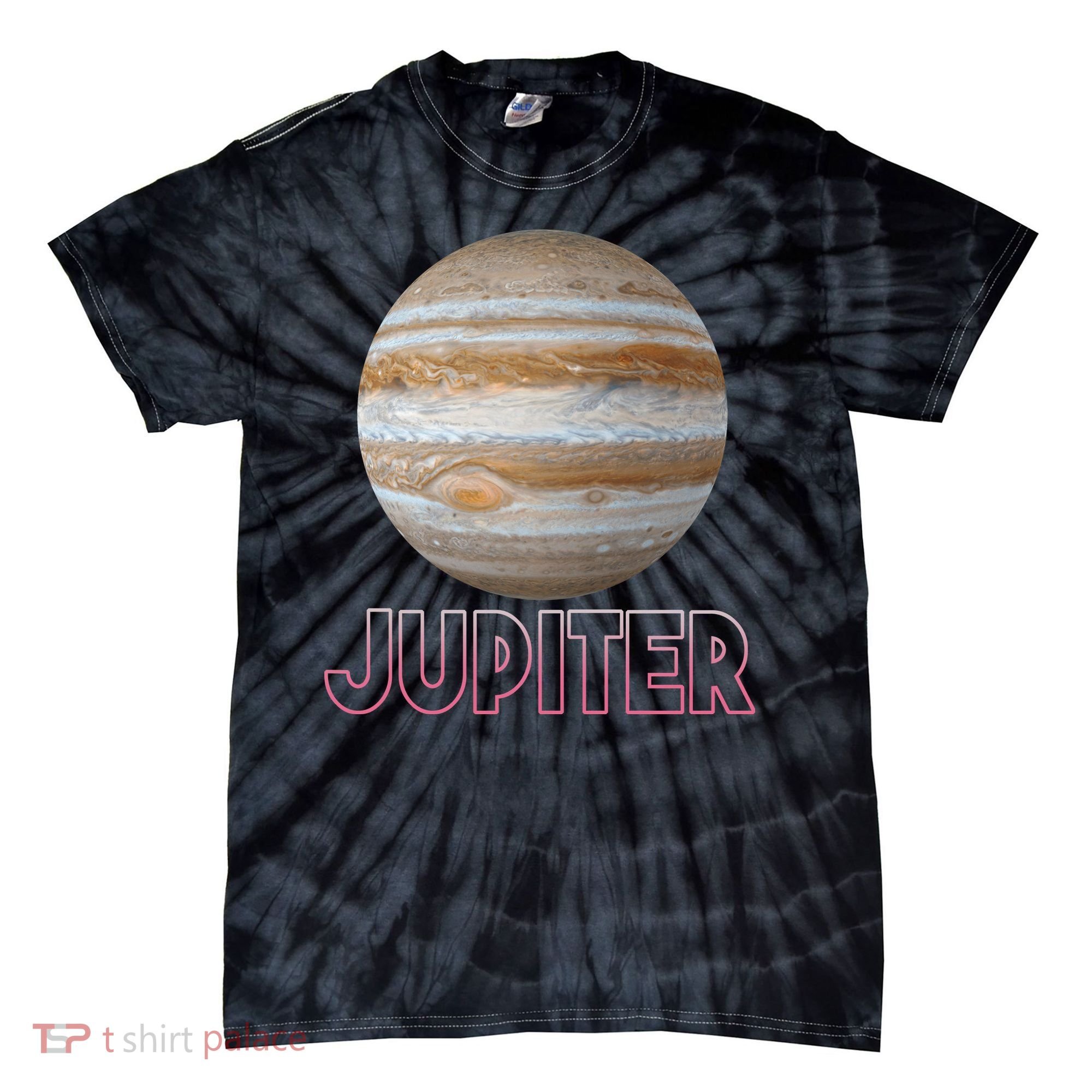 Planet Jupiter Tie-Dye T-Shirt