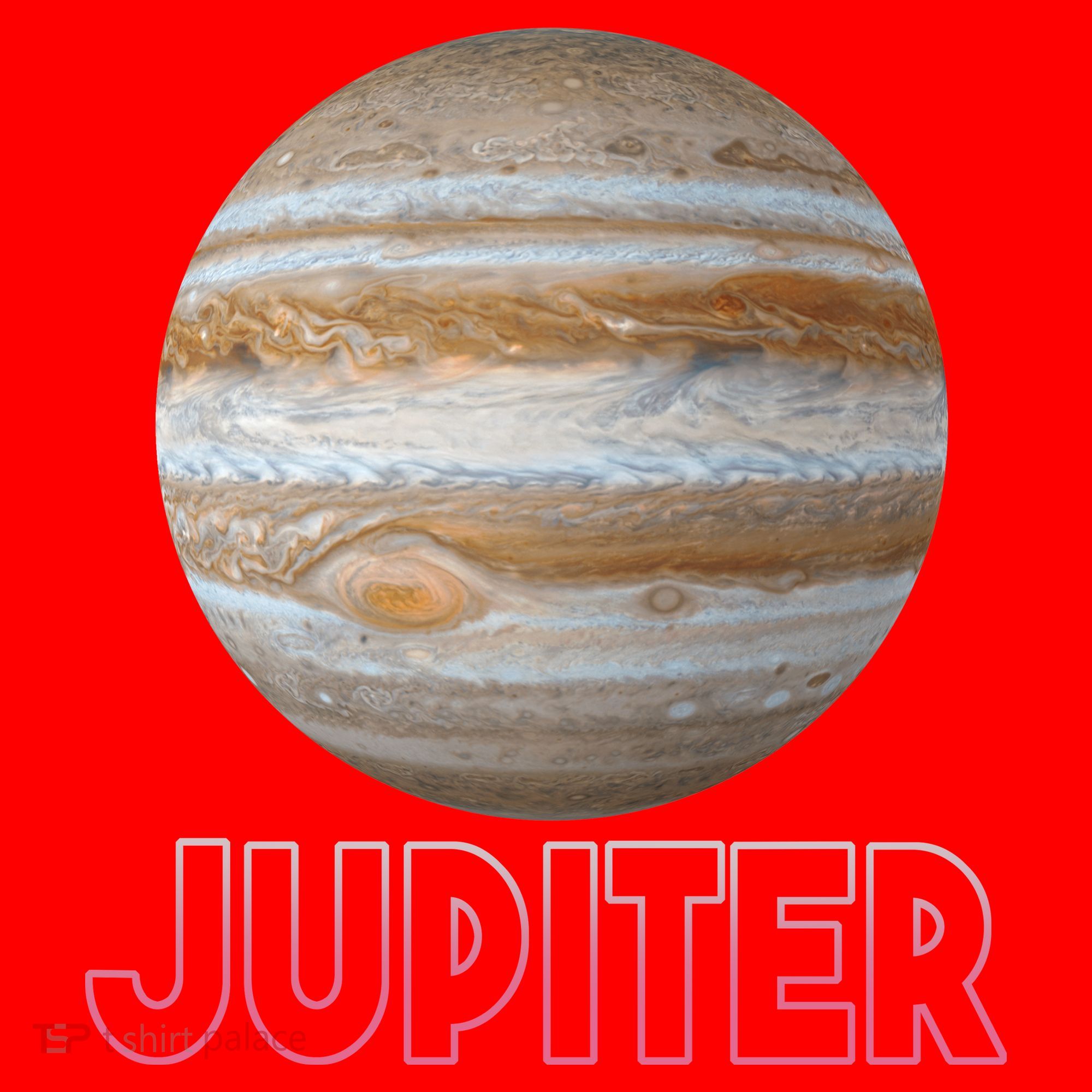Planet Jupiter Santa Hat