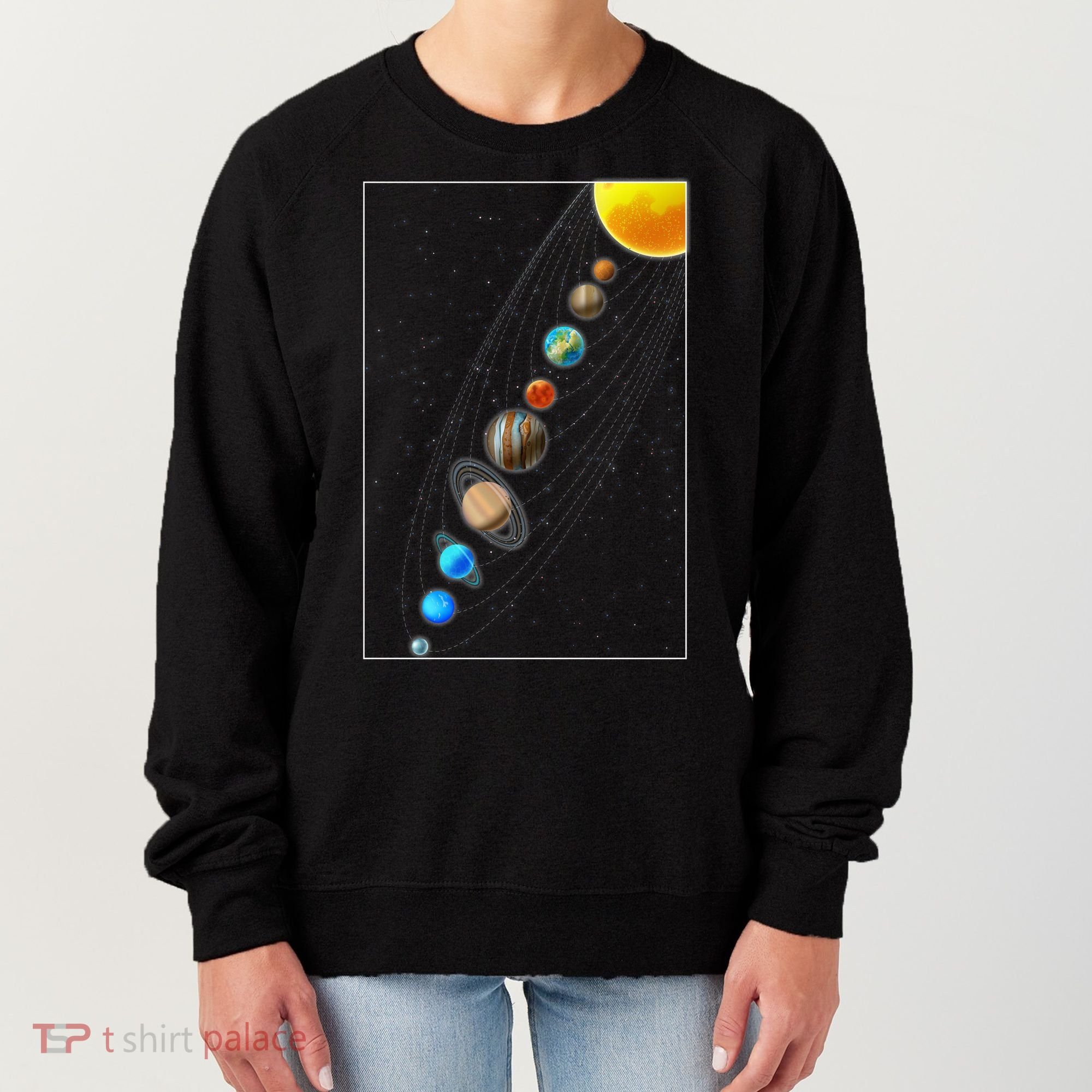 Planets Solar System Women's Sweatshirt