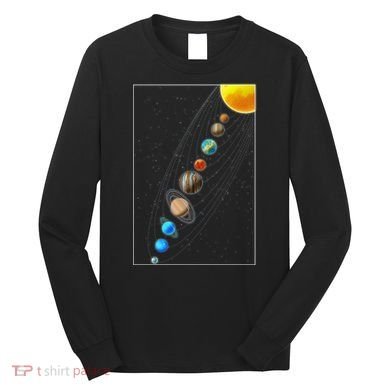 Planets Solar System Long Sleeve Shirt
