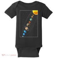 Planets Solar System Baby Bodysuit thumb 0