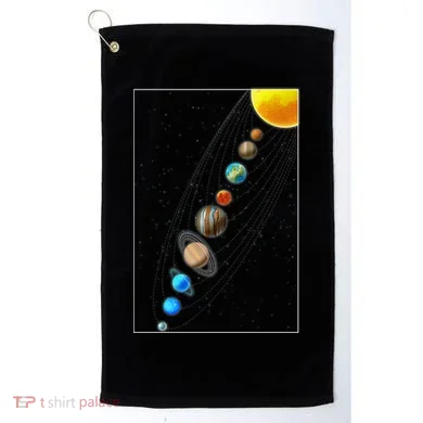 Planets Solar System Golf Towel