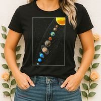 Planets Solar System Women's T-Shirt thumb 2
