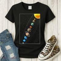 Planets Solar System Women's T-Shirt thumb 3