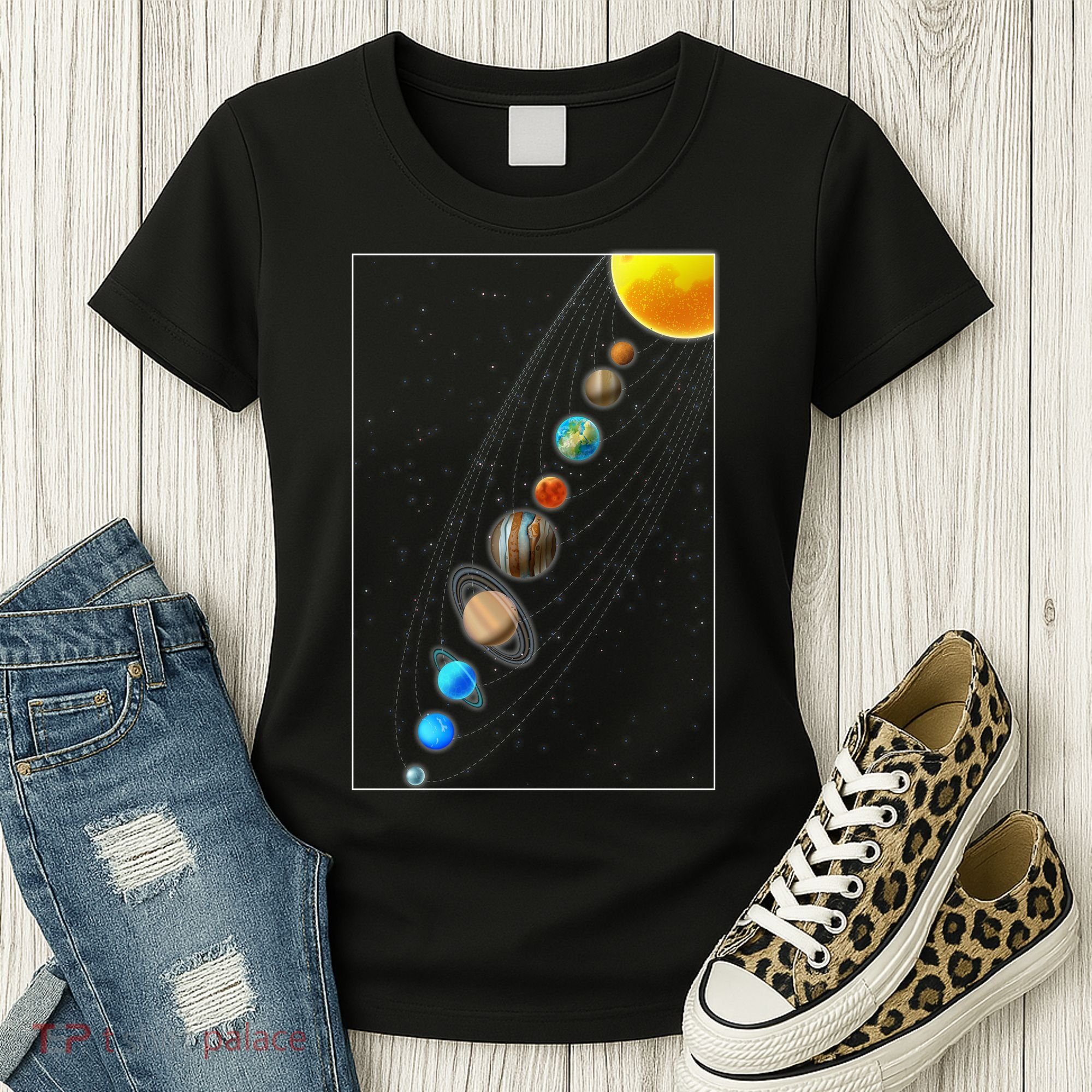 Planets Solar System Women's T-Shirt