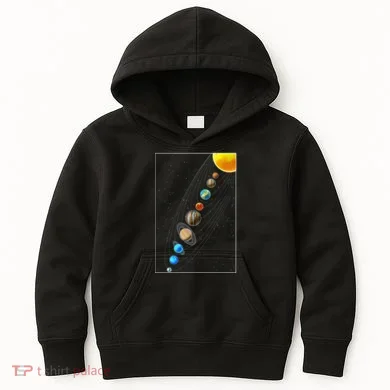 Planets Solar System Kids Hoodie
