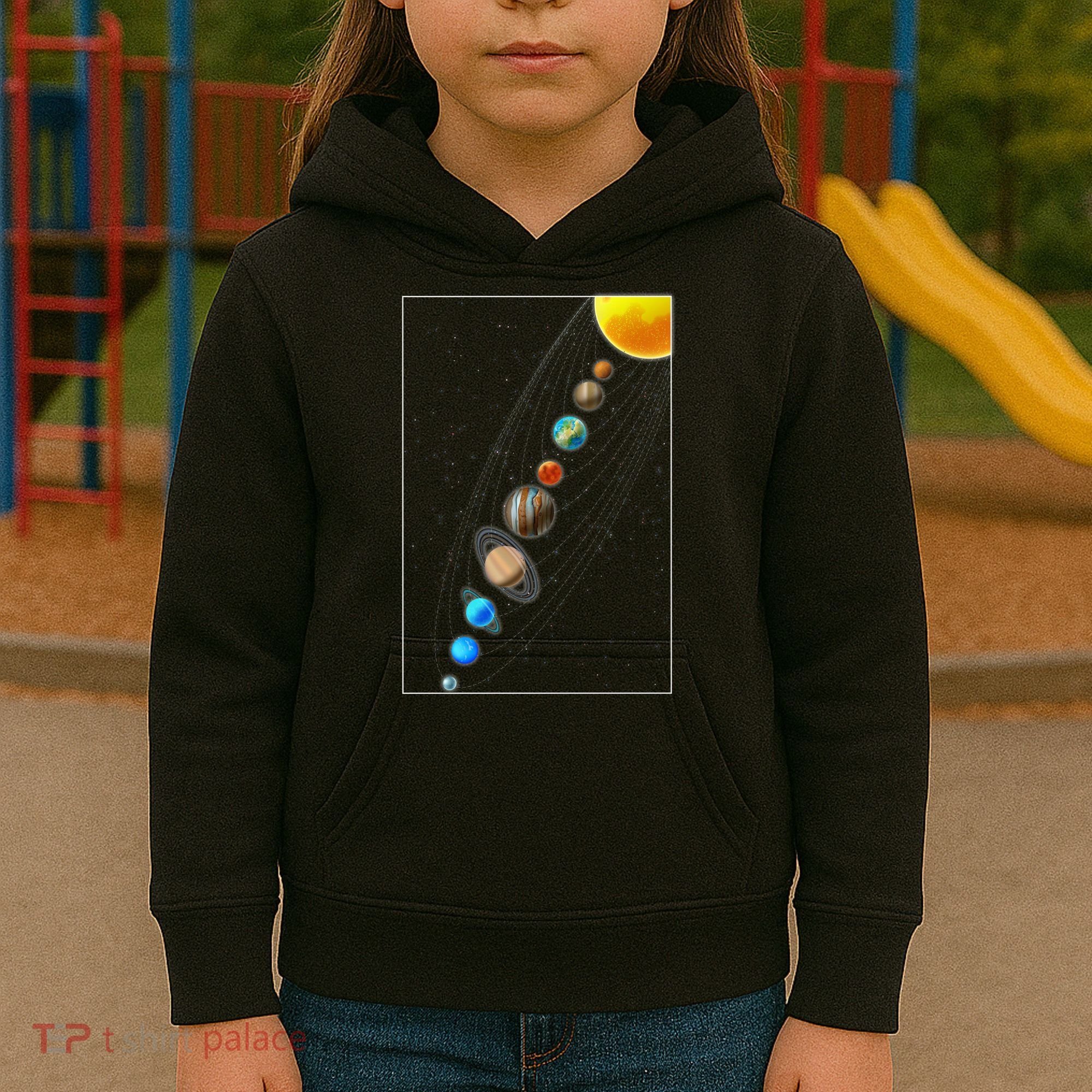 Planets Solar System Kids Hoodie