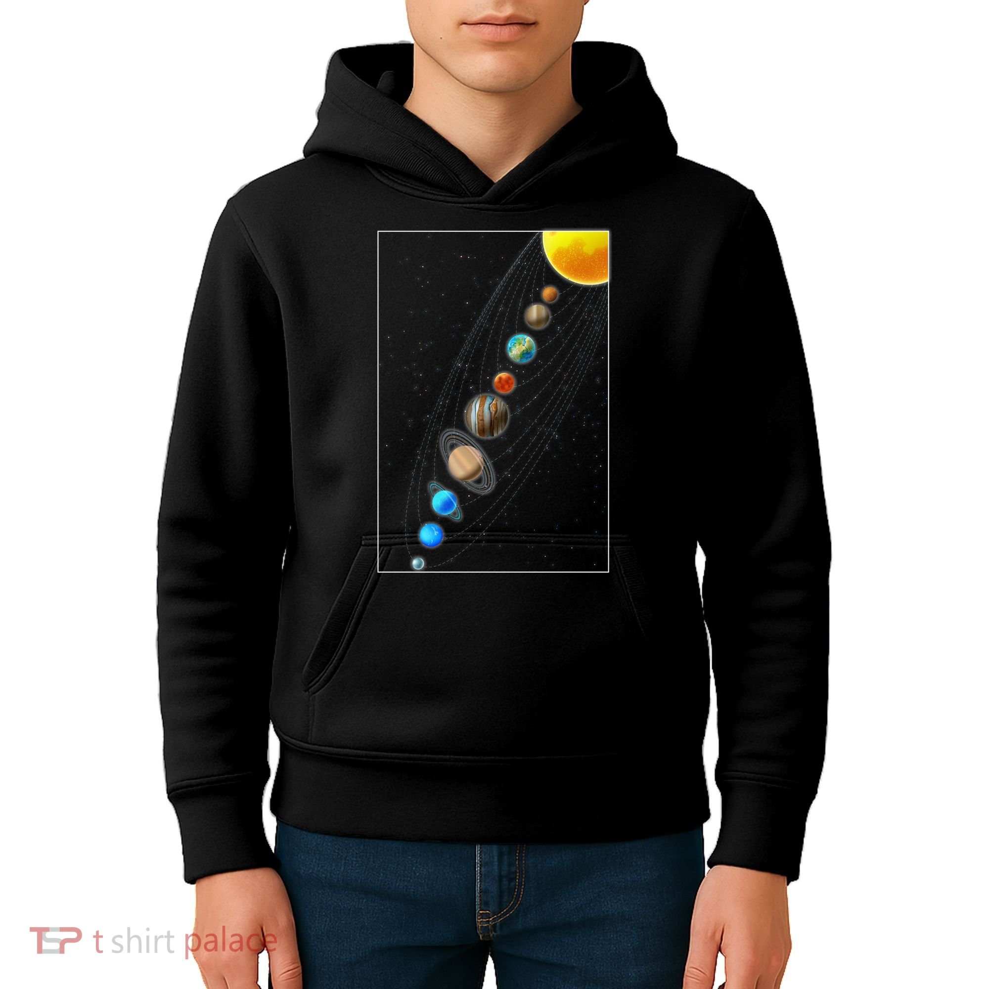 Planets Solar System Kids Hoodie