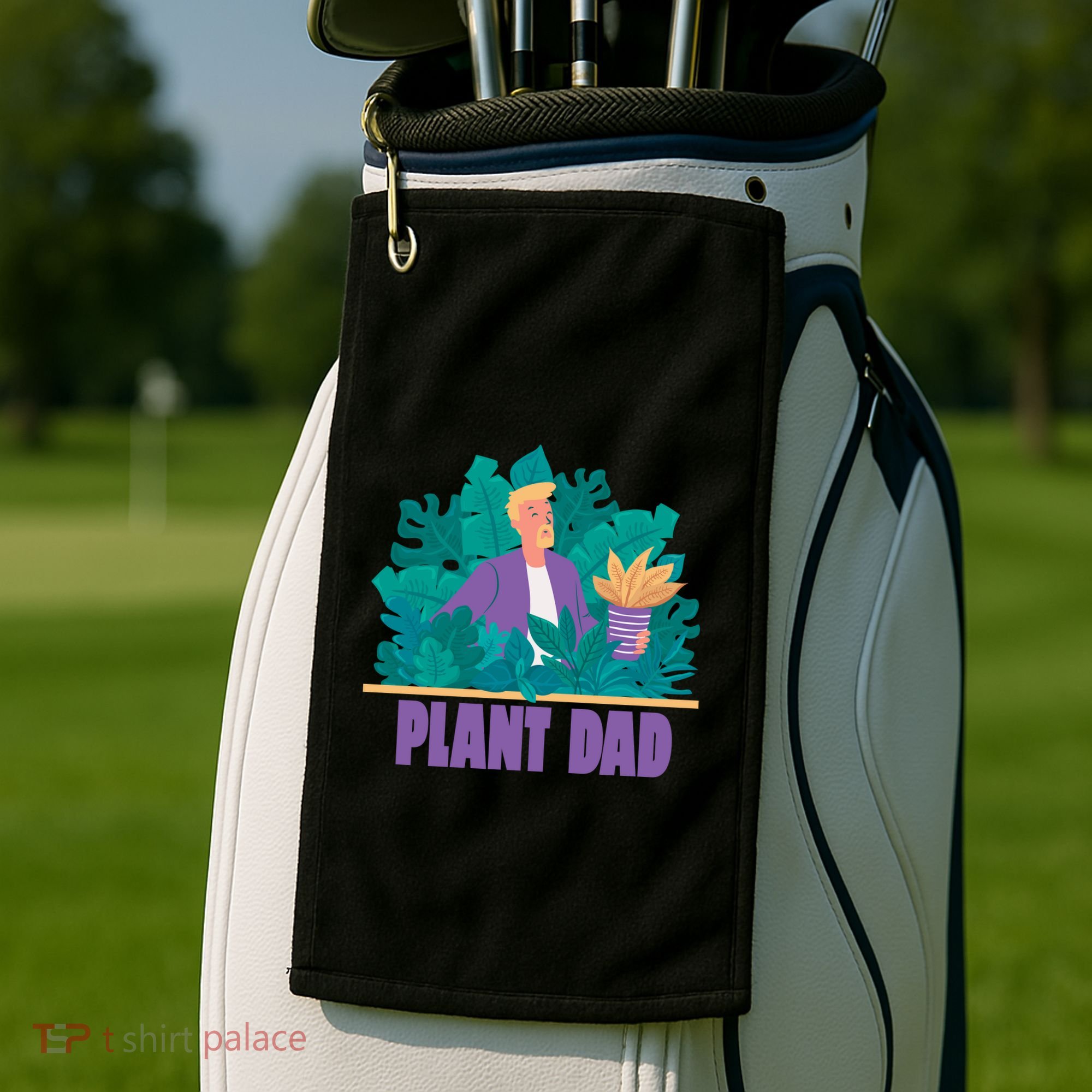 Plant Dad Golf Towel