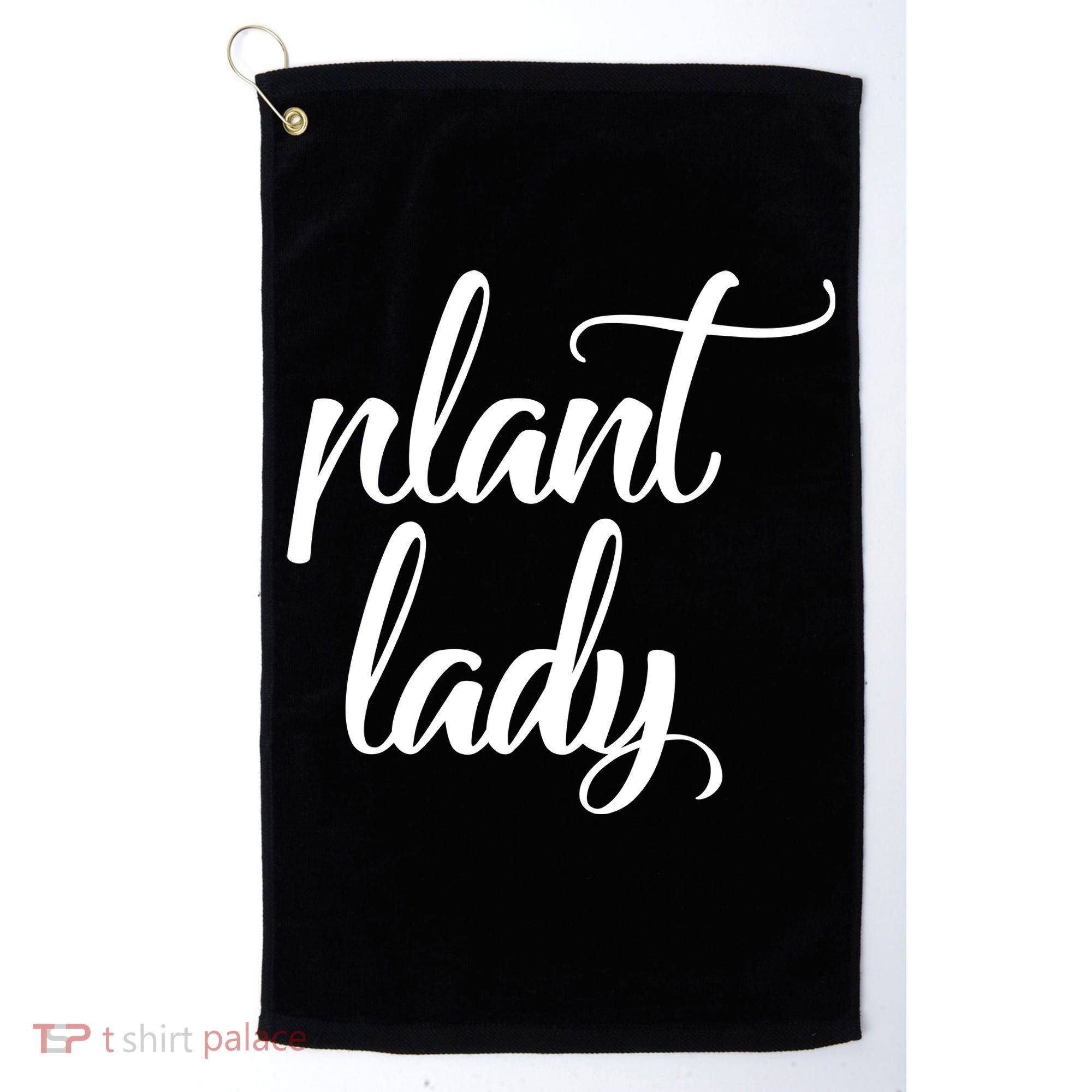 Plant Lady Mom Mother Gardening Funny Golf Towel