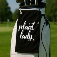 Plant Lady Mom Mother Gardening Funny Golf Towel thumb 2