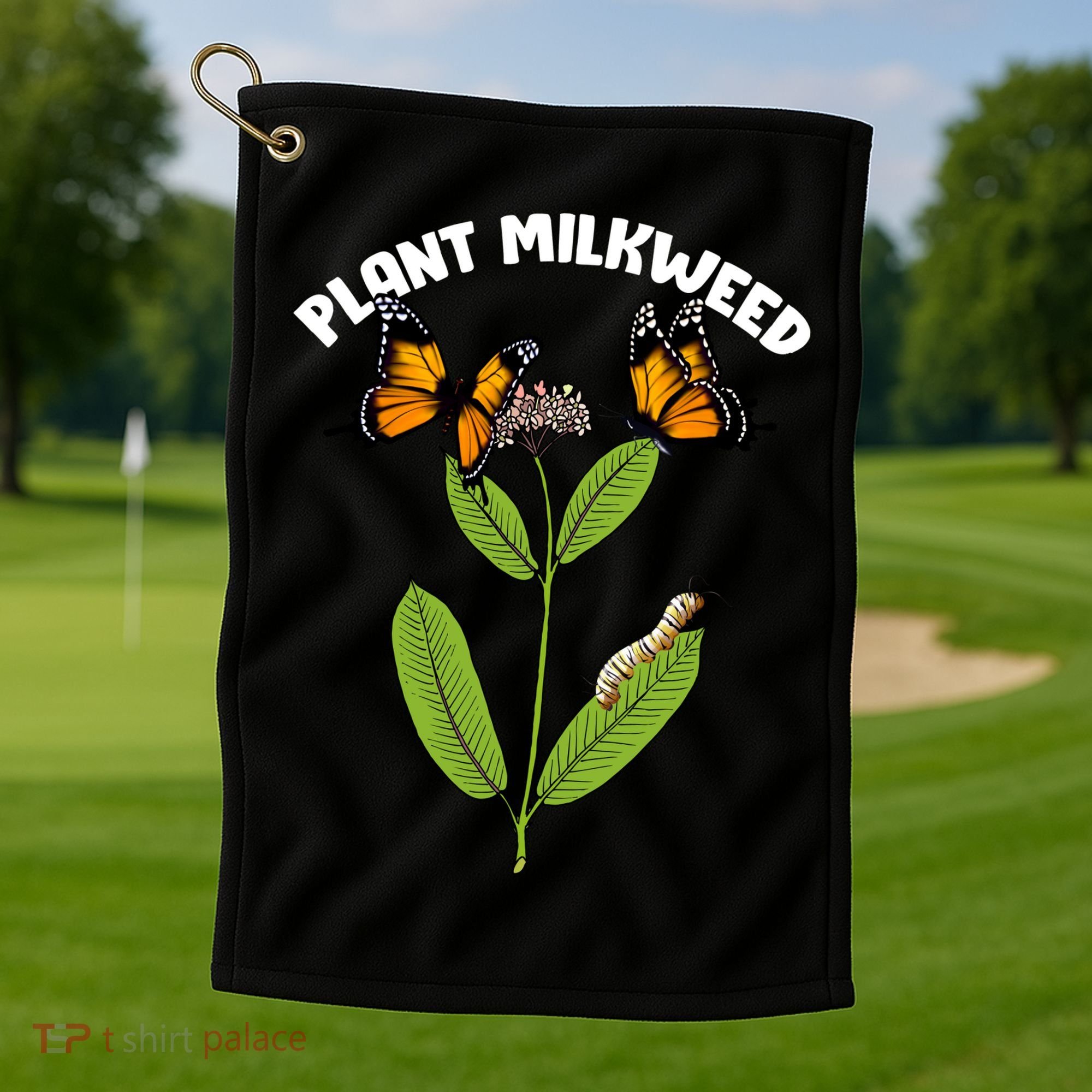 Plant Milkweed Golf Towel