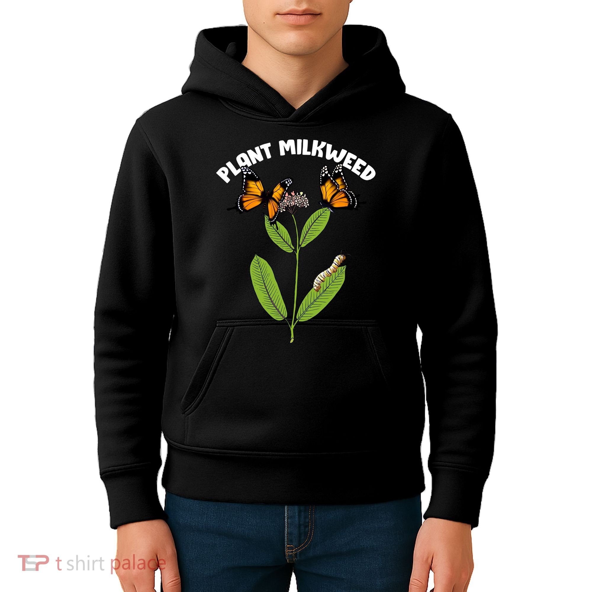 Plant Milkweed Kids Hoodie