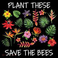 Plant These Save Bees Bucket Hat thumb 4