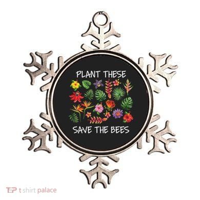 Plant These Save Bees Ornament
