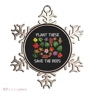 Plant These Save Bees Ornament