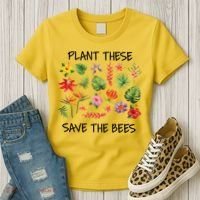 Plant These Save Bees Women's T-Shirt thumb 3