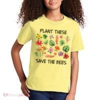 Plant These Save Bees Kids T-Shirt thumb 2