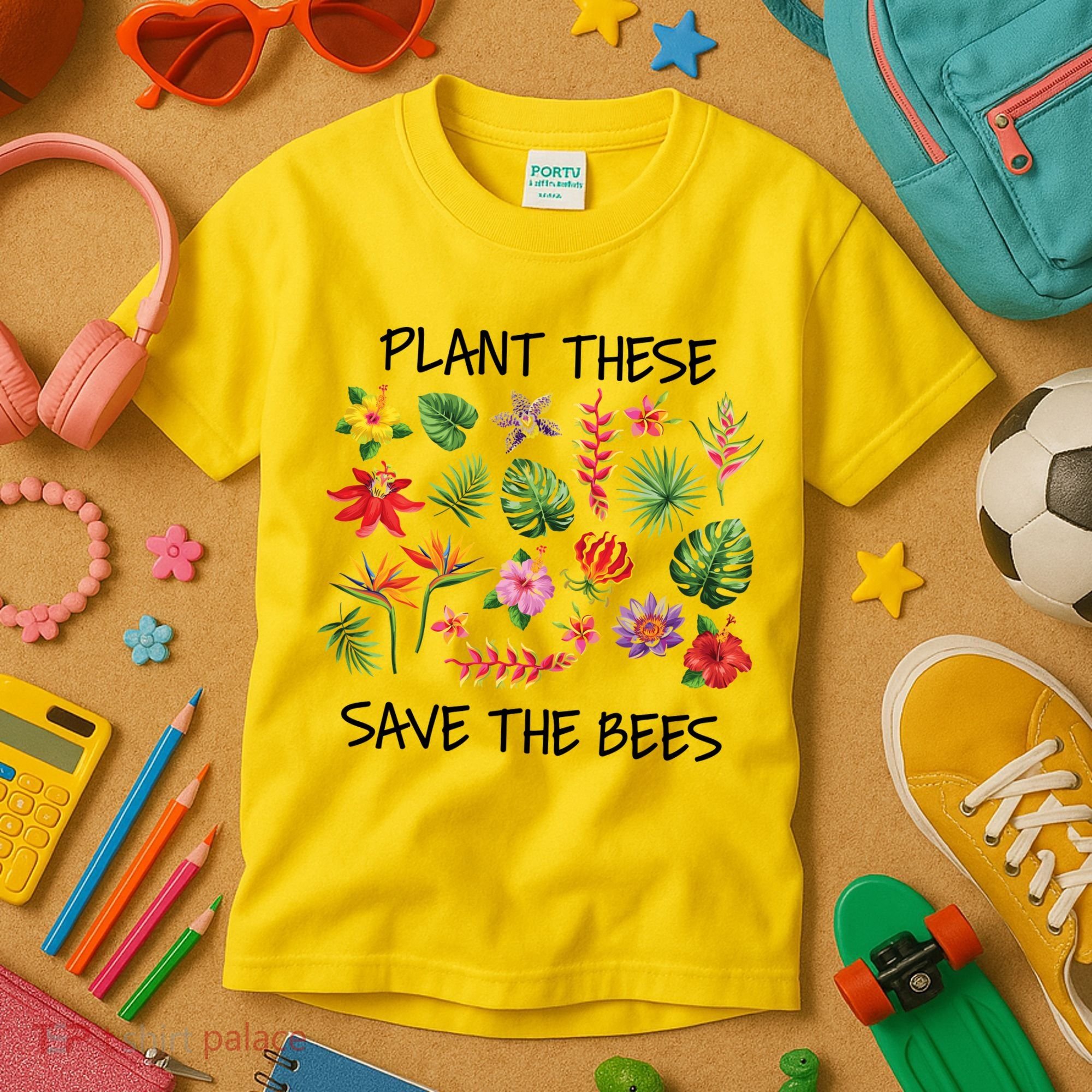 Plant These Save Bees Kids T-Shirt