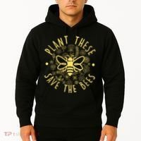 Plant These Save The Bees Hoodie thumb 2