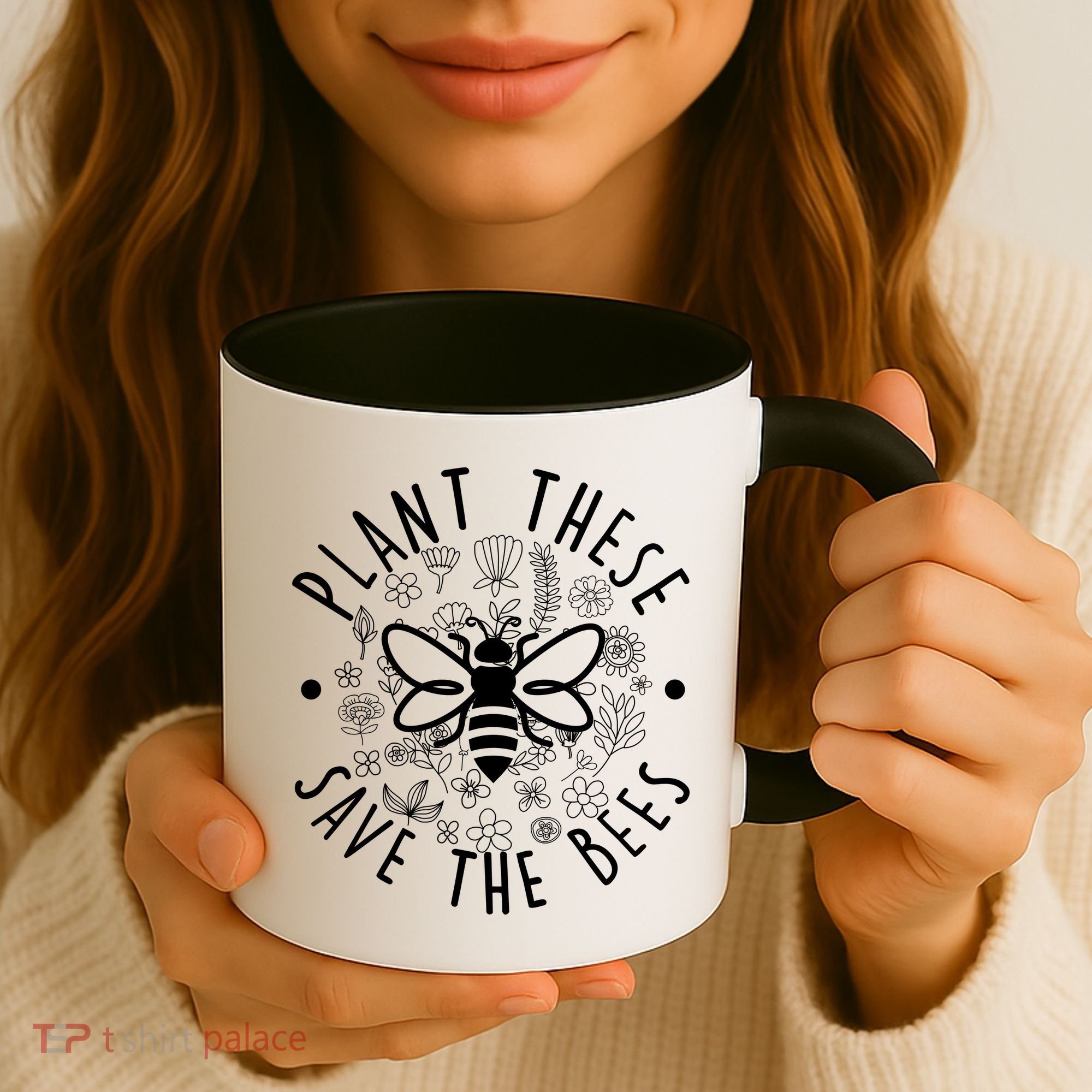 Plant These Save The Bees Coffee Mug