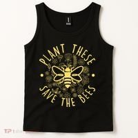 Plant These Save The Bees Tank Top thumb 2