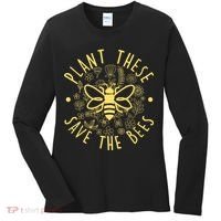 Plant These Save The Bees Women's Long Sleeve Shirt thumb 0