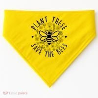 Plant These Save The Bees USA-Made Doggie Bandana thumb 0
