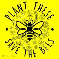 Plant These Save The Bees Baby Bodysuit thumb 2