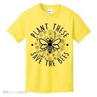 Plant These Save The Bees Kids T-Shirt thumb 0