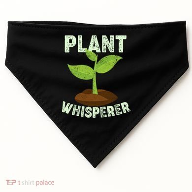 Plant Whisperer Garden Plant Lover USA-Made Doggie Bandana