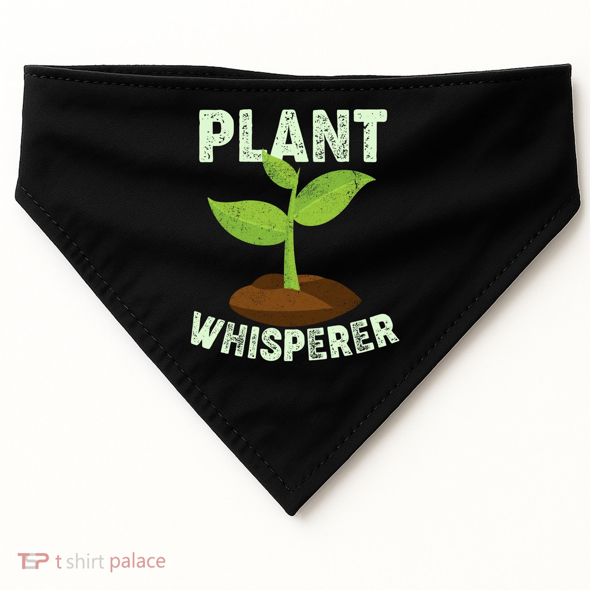 Plant Whisperer Garden Plant Lover USA-Made Doggie Bandana