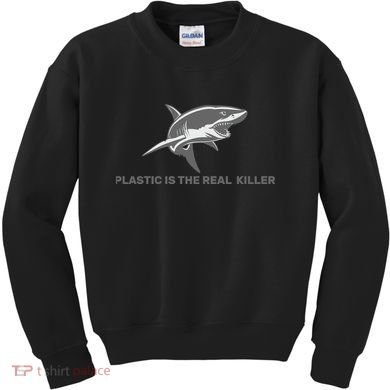 Plastic is the Real Killer Kids Sweatshirt