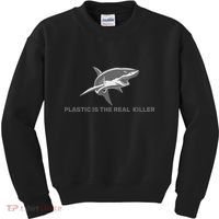 Plastic is the Real Killer Kids Sweatshirt thumb 0
