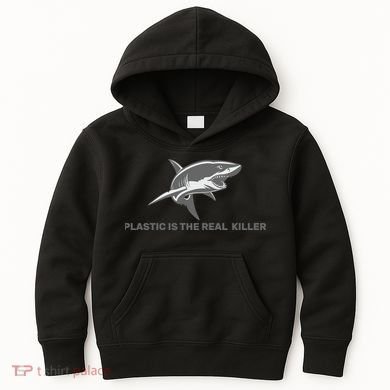 Plastic is the Real Killer Kids Hoodie