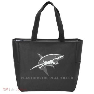 Plastic is the Real Killer Tote Bag