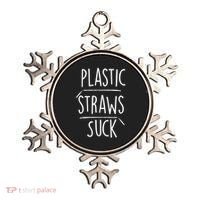 Plastic Straws Suck Ornament thumb 0
