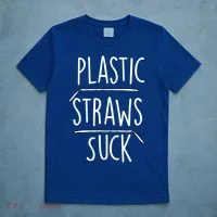 Plastic Straws Suck T-Shirt thumb 5