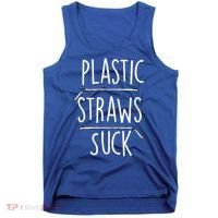 Plastic Straws Suck Tank Top thumb 0