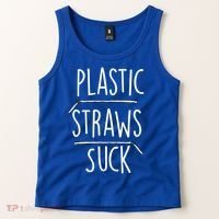 Plastic Straws Suck Tank Top thumb 2